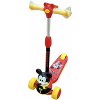 (Net) Mickey Mouse Kids 3 Wheel Musical Kick Scooter