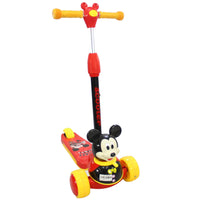 (Net) Mickey Mouse Kids 3 Wheel Musical Kick Scooter