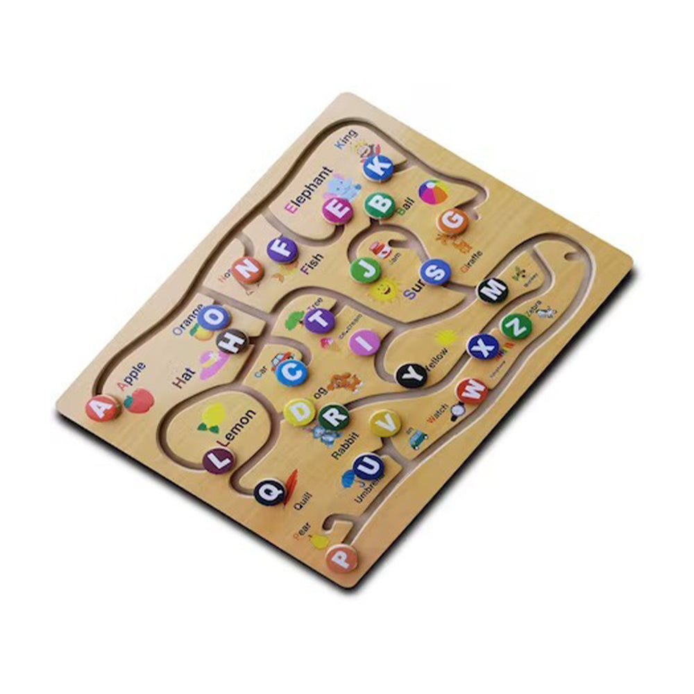 Alphabet Game Toy For Kid Good For Early Developmental Activity Improves Fine Motor Skills And Color Recognition