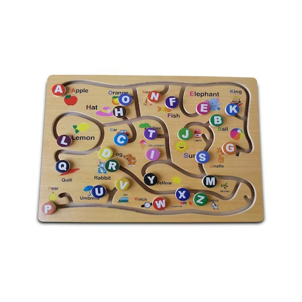 Alphabet Game Toy For Kid Good For Early Developmental Activity Improves Fine Motor Skills And Color Recognition