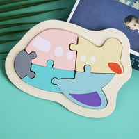 Colorful Wooden Jigsaw Puzzle For Kids