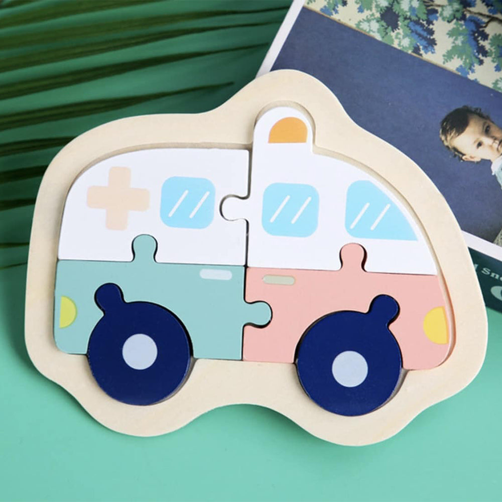 Colorful Wooden Jigsaw Puzzle For Kids