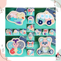 Colorful Wooden Jigsaw Puzzle For Kids