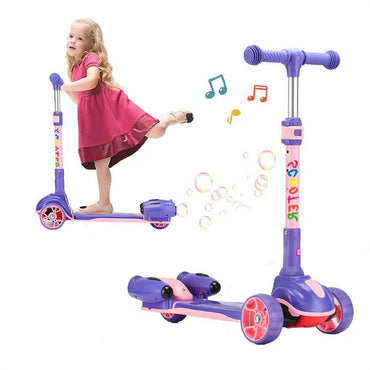 (Net) Scooter Bubble Spray 3 Wheel