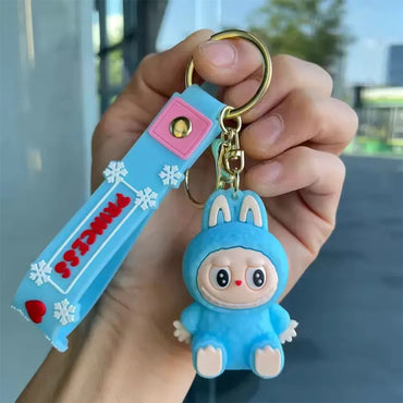 ( Net ) Princess Perch Labubu 3D Keychain