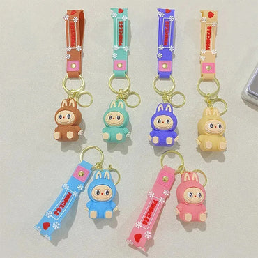 ( Net ) Princess Perch Labubu 3D Keychain