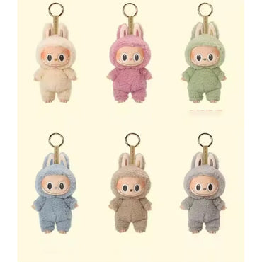 (NET) Labubu Monsters Blind Box Exciting Macaron Vinyl Face Mystery Surprise Box Anime Figure Keychain Birthday Gift Toys