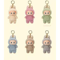 (NET) Labubu Monsters Blind Box Exciting Macaron Vinyl Face Mystery Surprise Box Anime Figure Keychain Birthday Gift Toys