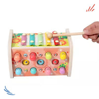 Wooden Sorter With Hammered Lion