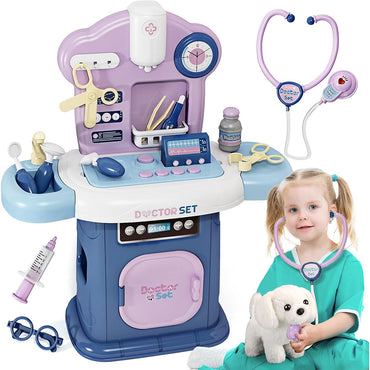 (Net) Pet Care Play Set With Dog Doll Stethoscope & Accessories