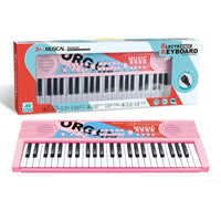 Multi-function Pink Keyboard With Microphone & USB cable