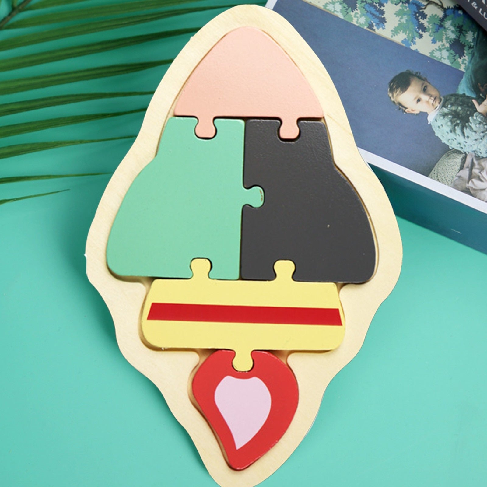Colorful Wooden Jigsaw Puzzle For Kids
