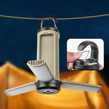 USB Rechargeable Hiking Light Collapsible Portable Camping Lantern With 6 Brightness Modes