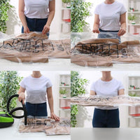 (Net) Vacuum Bag With Hook For Storing Things / 405207