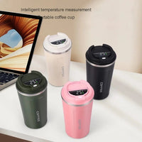 Smart Digital Thermal Coffee Tumbler Electronic Glass 380 ML