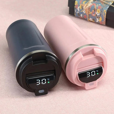 Smart Digital Thermal Coffee Tumbler Electronic Glass 380 ML