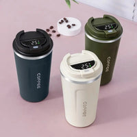Smart Digital Thermal Coffee Tumbler Electronic Glass 380 ML