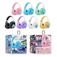 (Net) LED Stitch Wireless Headset Cartoon BT Headphones