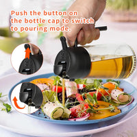 2 in 1 Spray And Pour Glass Oil Dispenser Bottle
