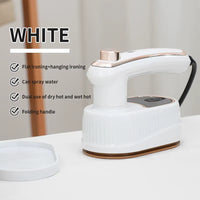 Portable Handheld Dry Iron Mini Electric Steam Iron With Folding Feature For Home And Travel