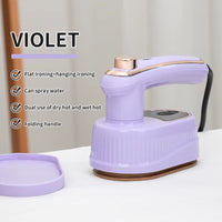 Portable Handheld Dry Iron Mini Electric Steam Iron With Folding Feature For Home And Travel