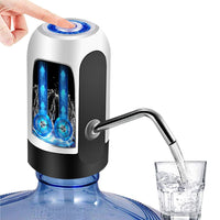 (Net) Automatic Water Dispenser Bottle Rechargeable Drinking Water Pump Quick/kq631