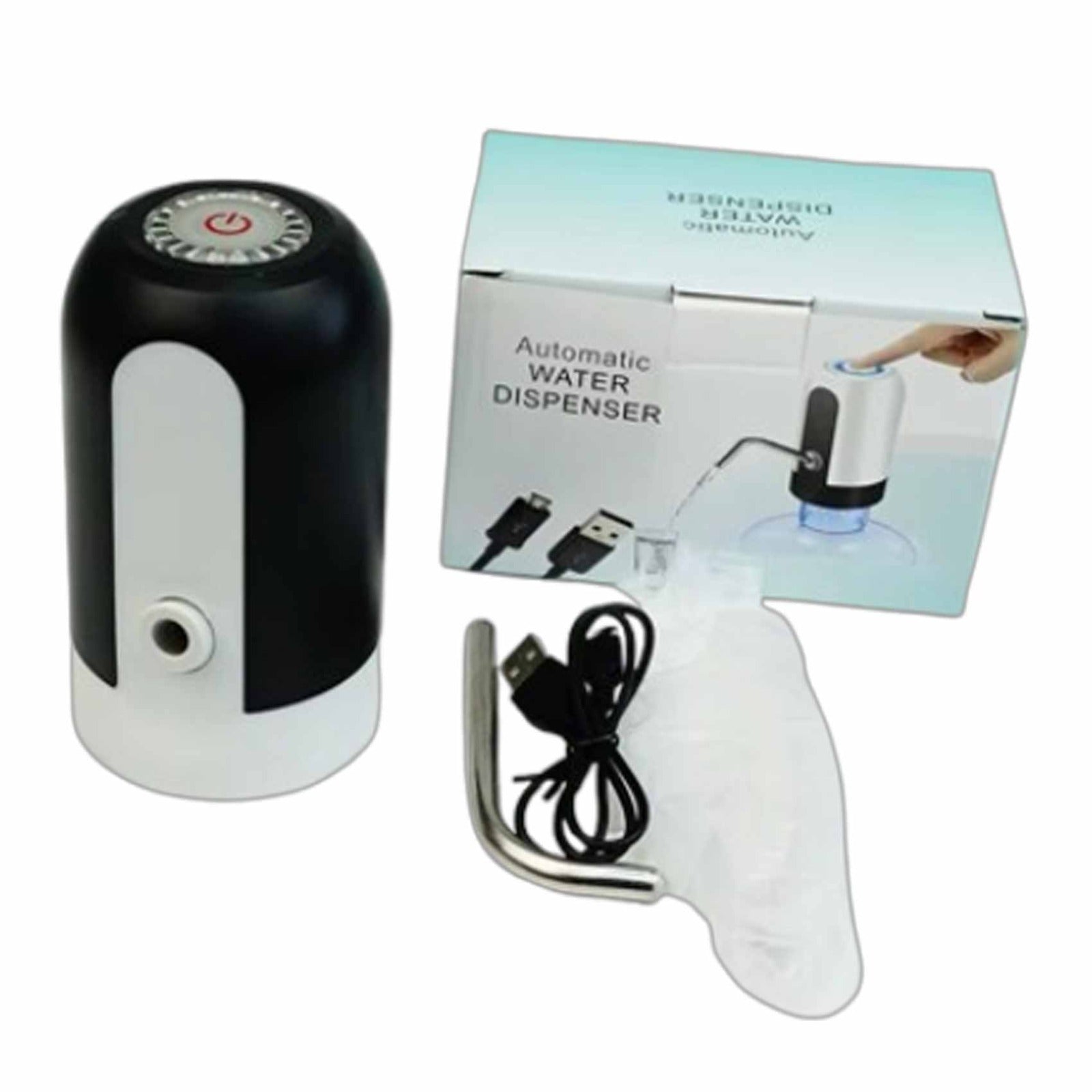 (Net) Automatic Water Dispenser Bottle Rechargeable Drinking Water Pump Quick