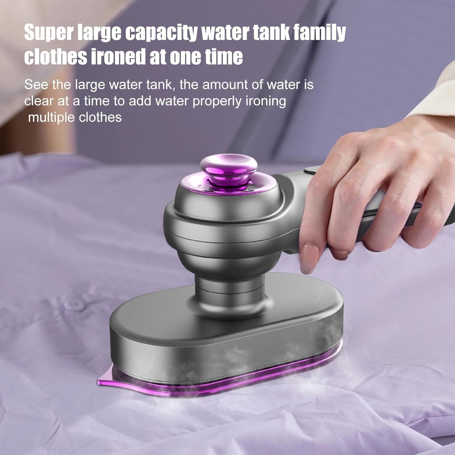 (Net) 90° Rotatable Handle Clothe Iron Steamers