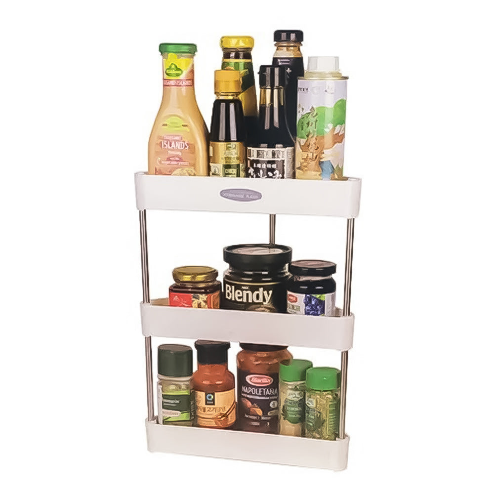 (Net) Triangle Shaped Multifunctional Storage Corner Rack 3 Layers