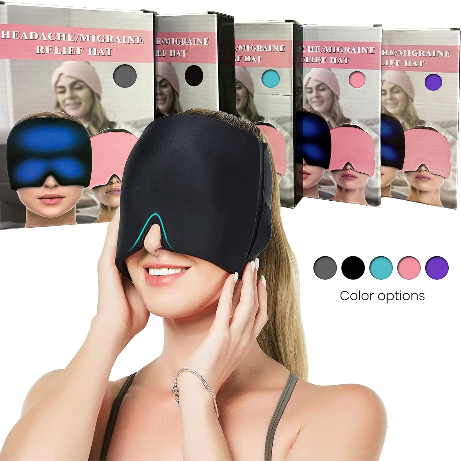 Headband Migraine Relief Cap