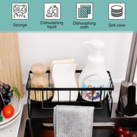 Kitchen Sink Organizer With Towel Rack