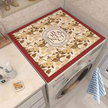 (Net) Dust Cover Pad Washing Machine Protective Mat 50 x 50 cm