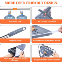 (Net) 360 Degree Rotating Wall Cleaning Mop