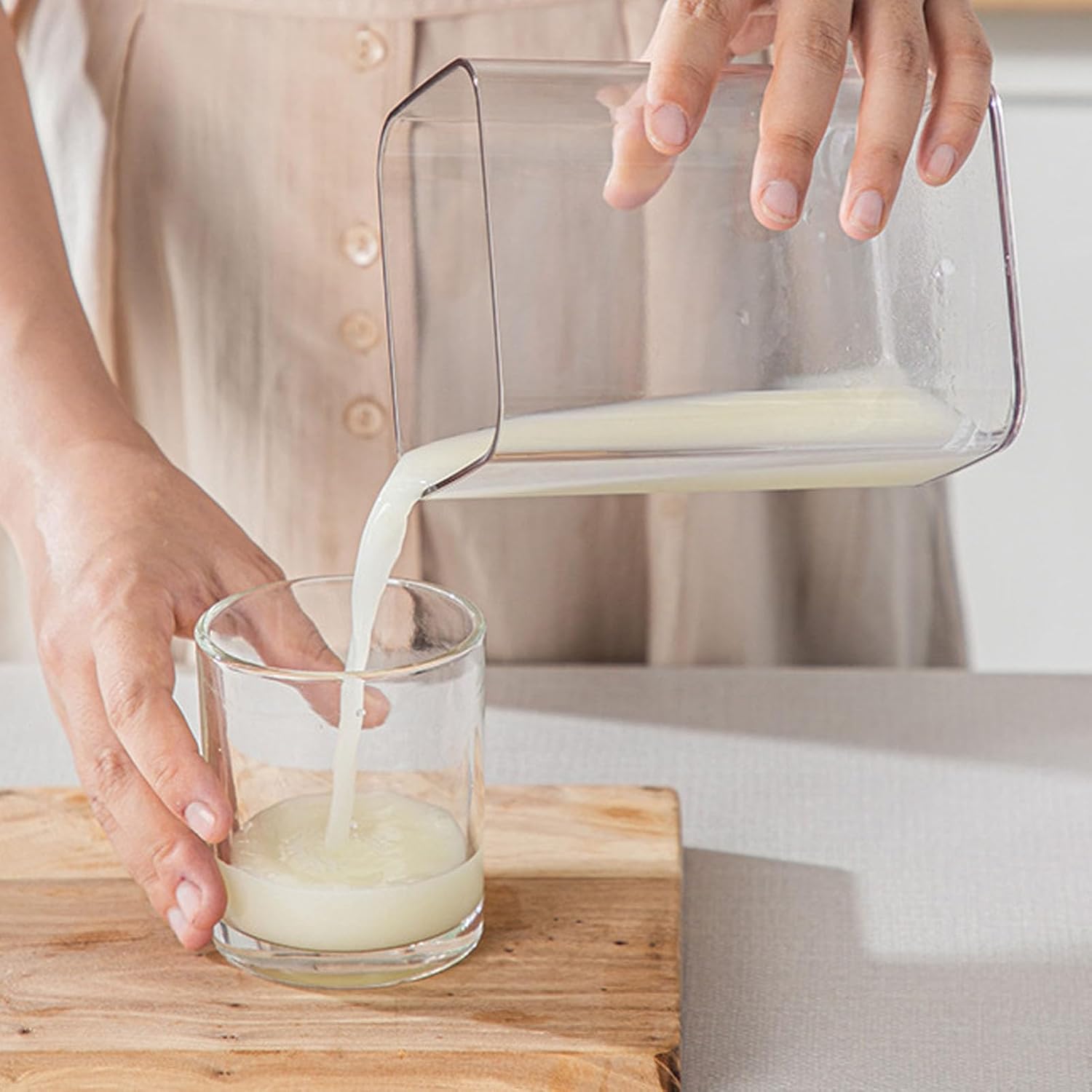 (Net) Stainless Steel Fine Mesh Yogurt Filter With Lid