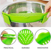 (Net) Silicone Strainer With Clip