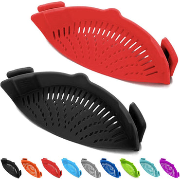 (Net) Silicone Strainer With Clip