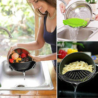 (Net) Silicone Strainer With Clip