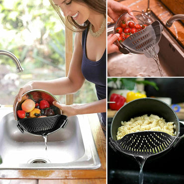 (Net) Silicone Strainer With Clip