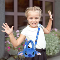 (Net) Stitch Stuffed Plush Toy Bag Backpack Handbag