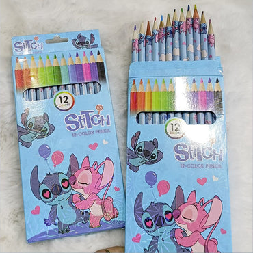 (Net) Stitch 12 Pencil Color Set / YS-103 / 161030