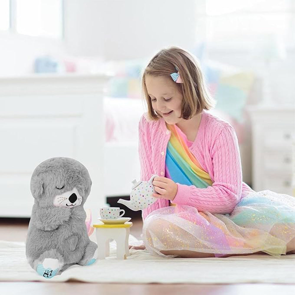 Breathing Teddy Bear Plush Sound Machine Baby