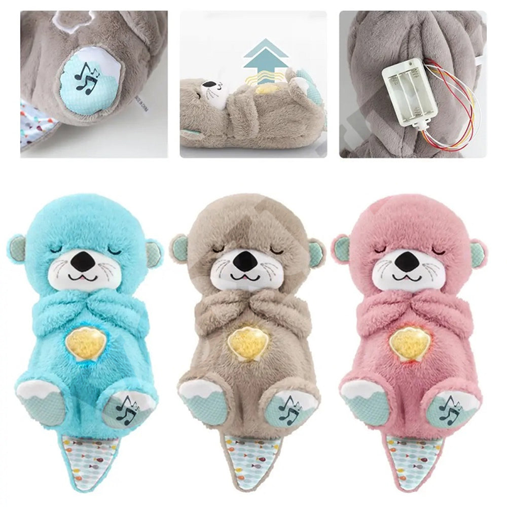 Breathing Teddy Bear Plush Sound Machine Baby