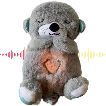 Breathing Teddy Bear Plush Sound Machine Baby