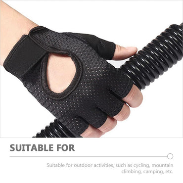 1 Pair Weight Lifting Gloves Full Palm Protection Workout
