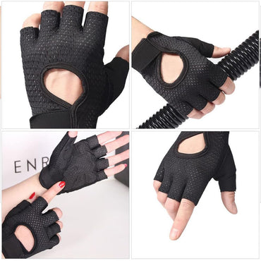 1 Pair Weight Lifting Gloves Full Palm Protection Workout