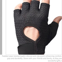 1 Pair Weight Lifting Gloves Full Palm Protection Workout