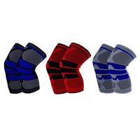 Breathable Sports Knee Pads With Patellar Ring And Spring Support