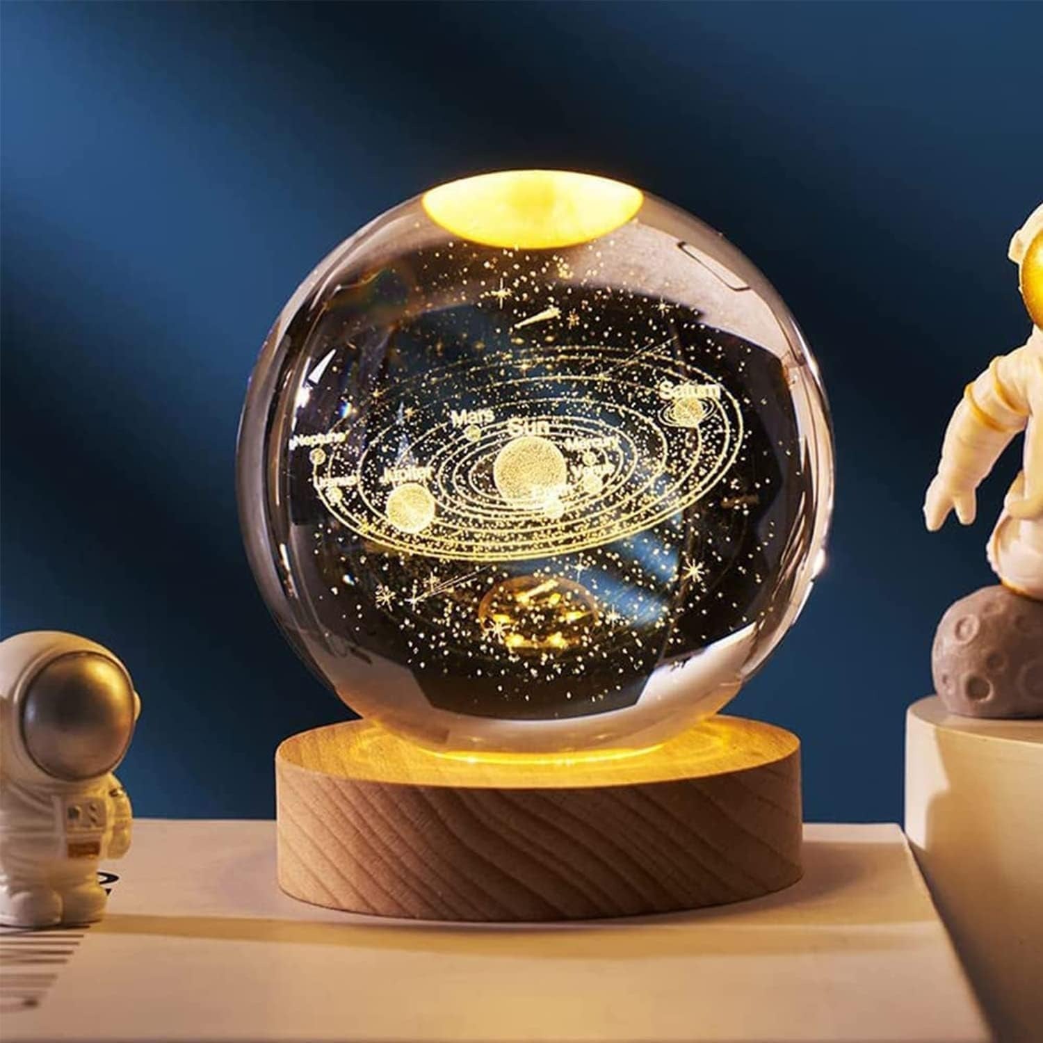 Planet Crystal Ball Night Lamp (8cm)
