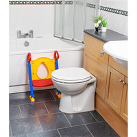 (Net) Baby Potty Training Seat Toddler Child Toilet Trainer With Step Stool Ladder