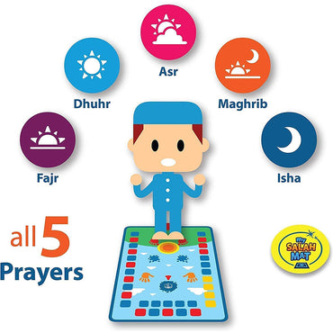 (Net) Smart Educational Prayer Rug For Kids